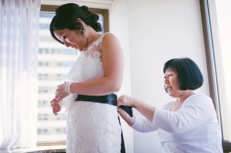 Classic Pink & Plum Seattle Wedding via TheELD.com