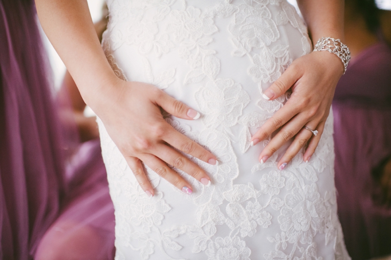 Classic Pink & Plum Seattle Wedding via TheELD.com