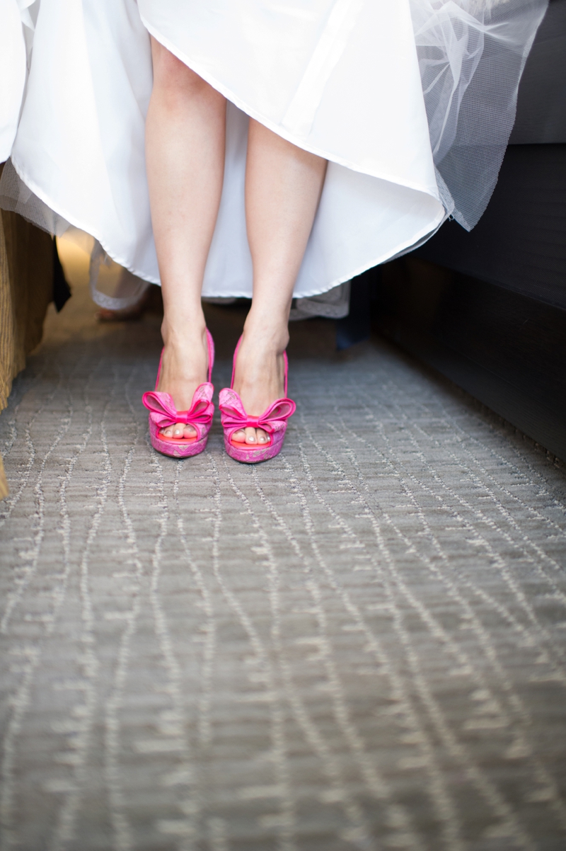 Classic Pink & Plum Seattle Wedding via TheELD.com