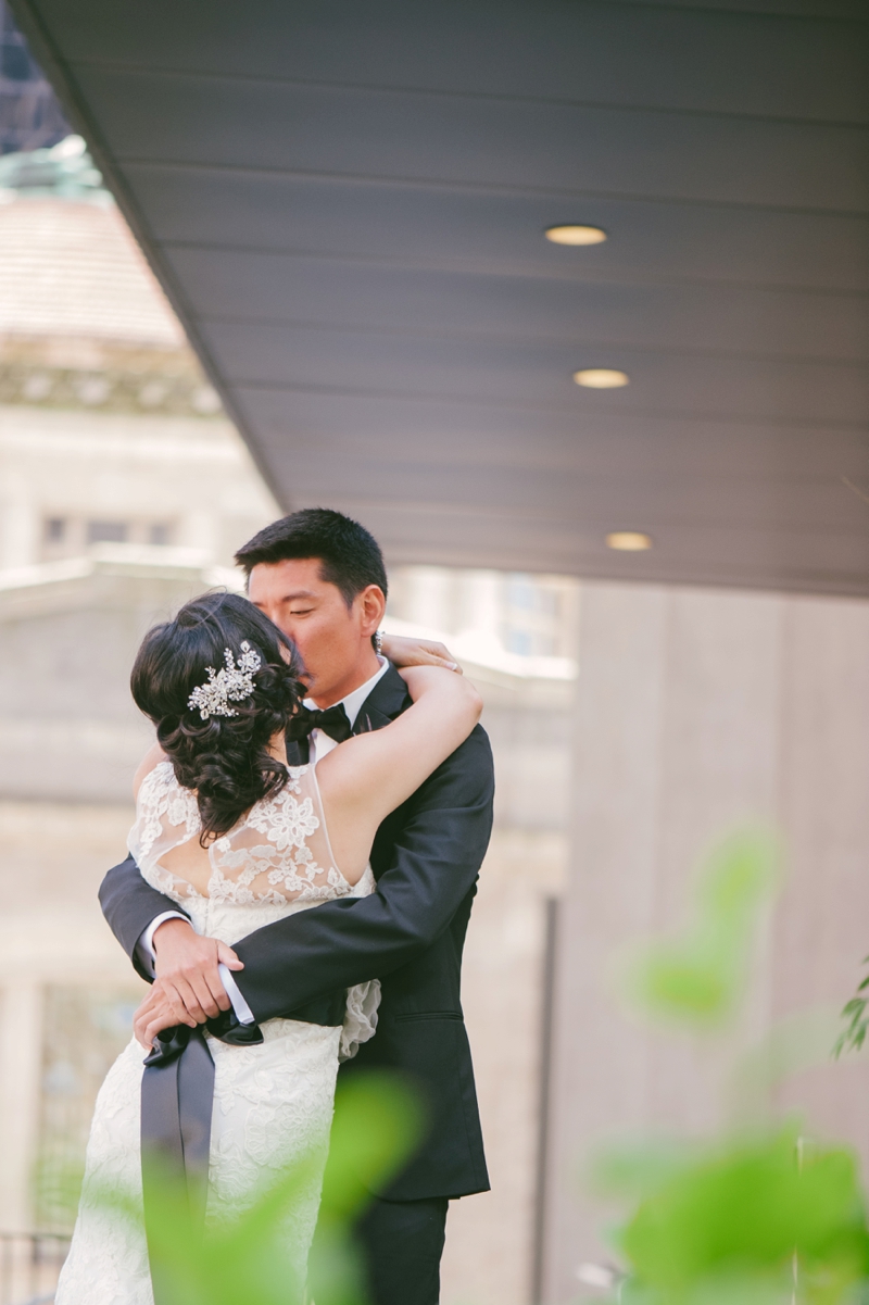 Classic Pink & Plum Seattle Wedding via TheELD.com