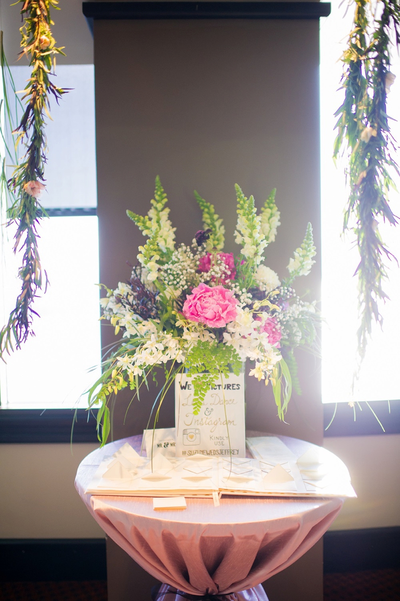 Classic Pink & Plum Seattle Wedding via TheELD.com