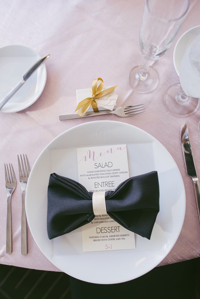 Classic Pink & Plum Seattle Wedding via TheELD.com