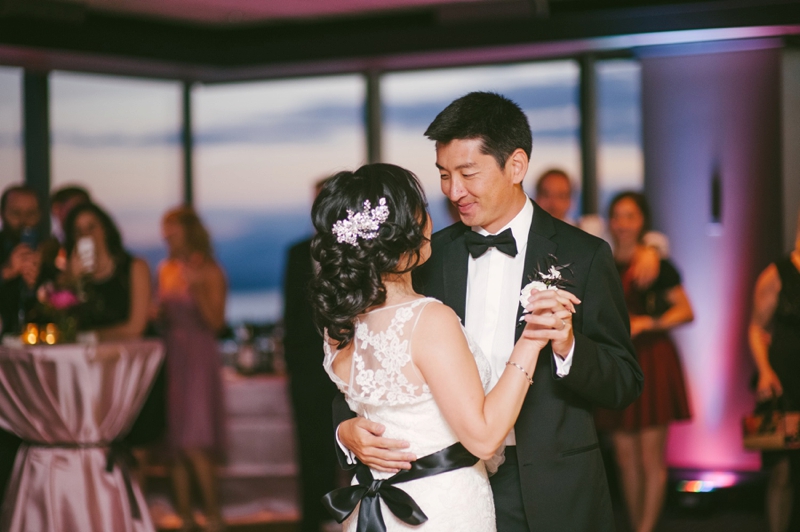 Classic Pink & Plum Seattle Wedding via TheELD.com