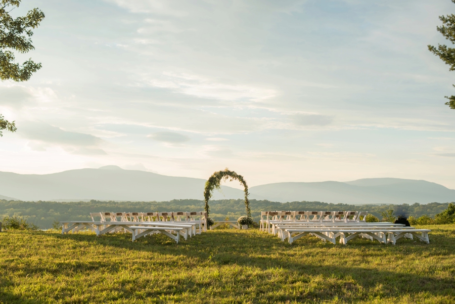 An Eclectic Navy & Orange New York Wedding via TheELD.com