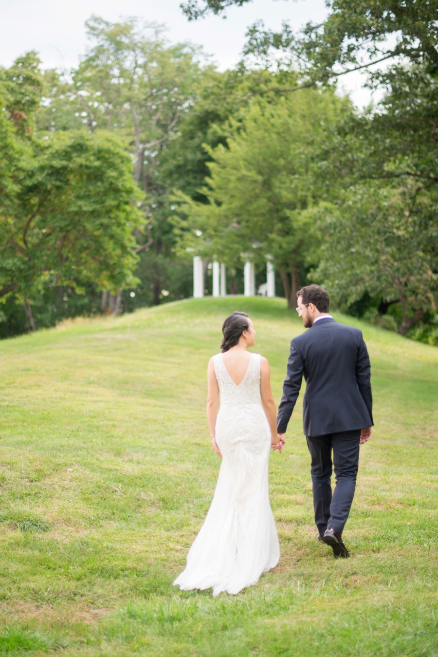 An Eclectic Navy & Orange New York Wedding via TheELD.com