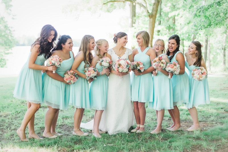 Blush & Mint Southern Inspired Wedding via TheELD.com