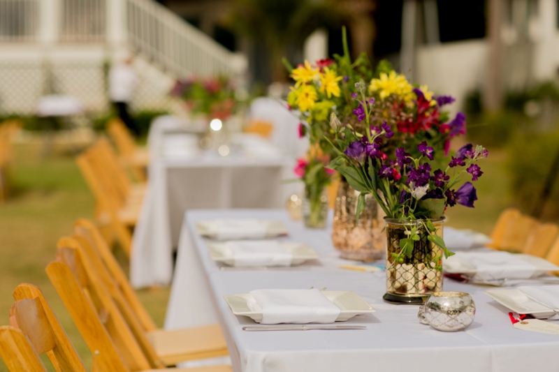 Colorful Florida Destination Wedding via TheELD.com