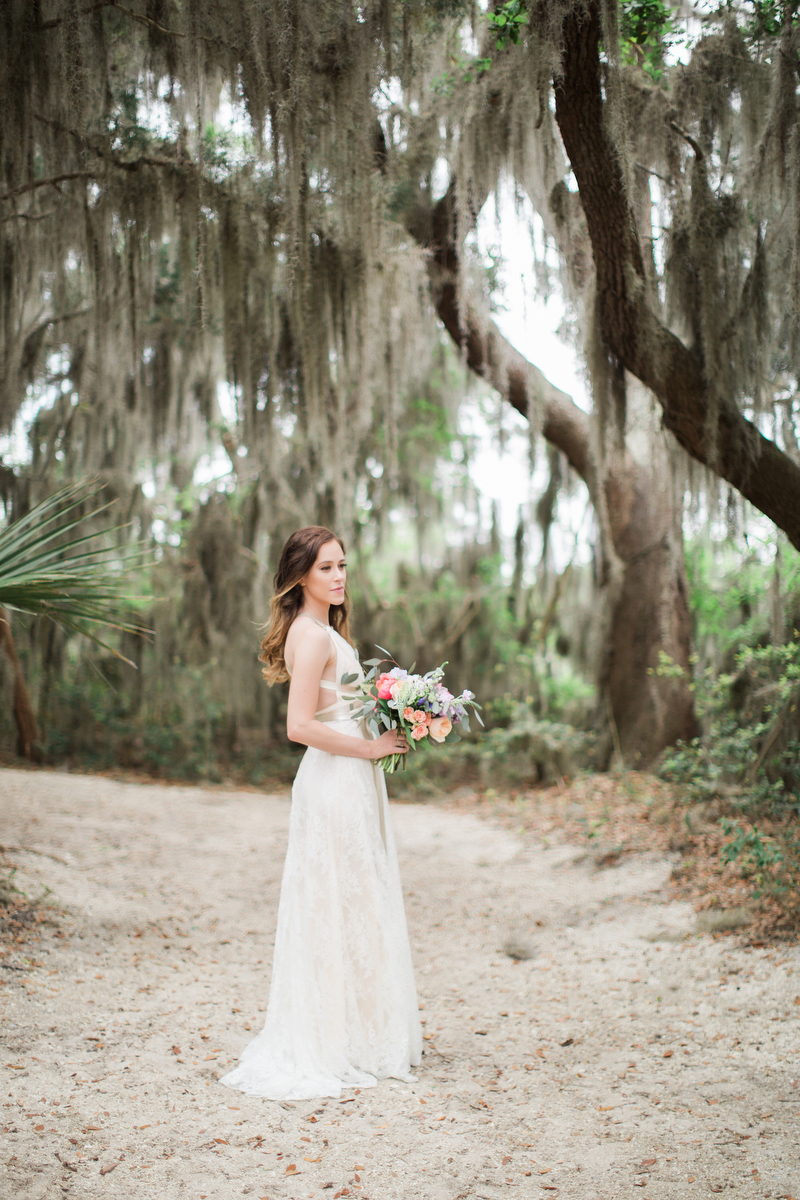 Colorful Rustic Boho Amelia Island Wedding via TheELD.com