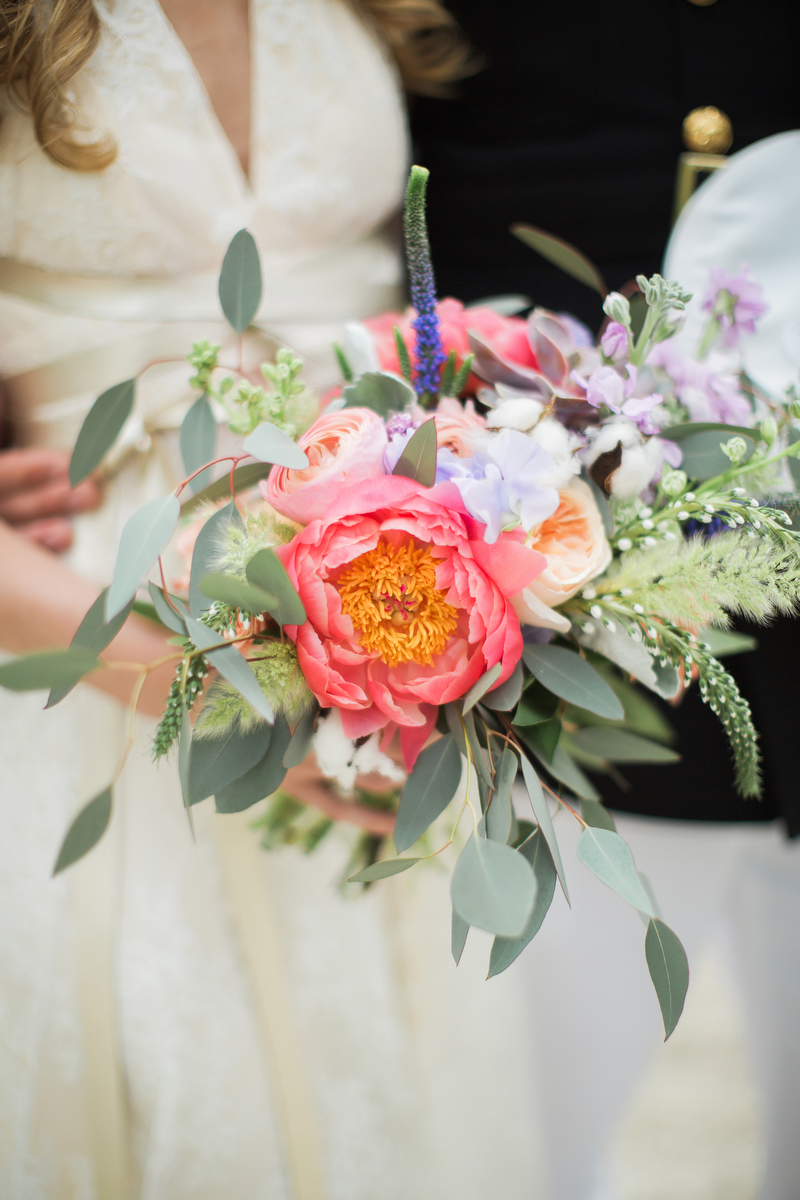 Colorful Rustic Boho Amelia Island Wedding via TheELD.com