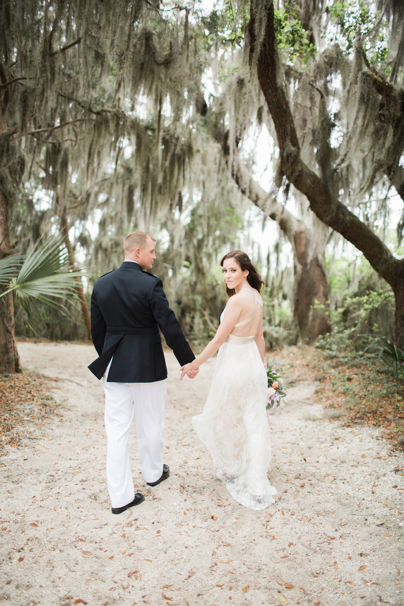 Colorful Rustic Boho Amelia Island Wedding via TheELD.com