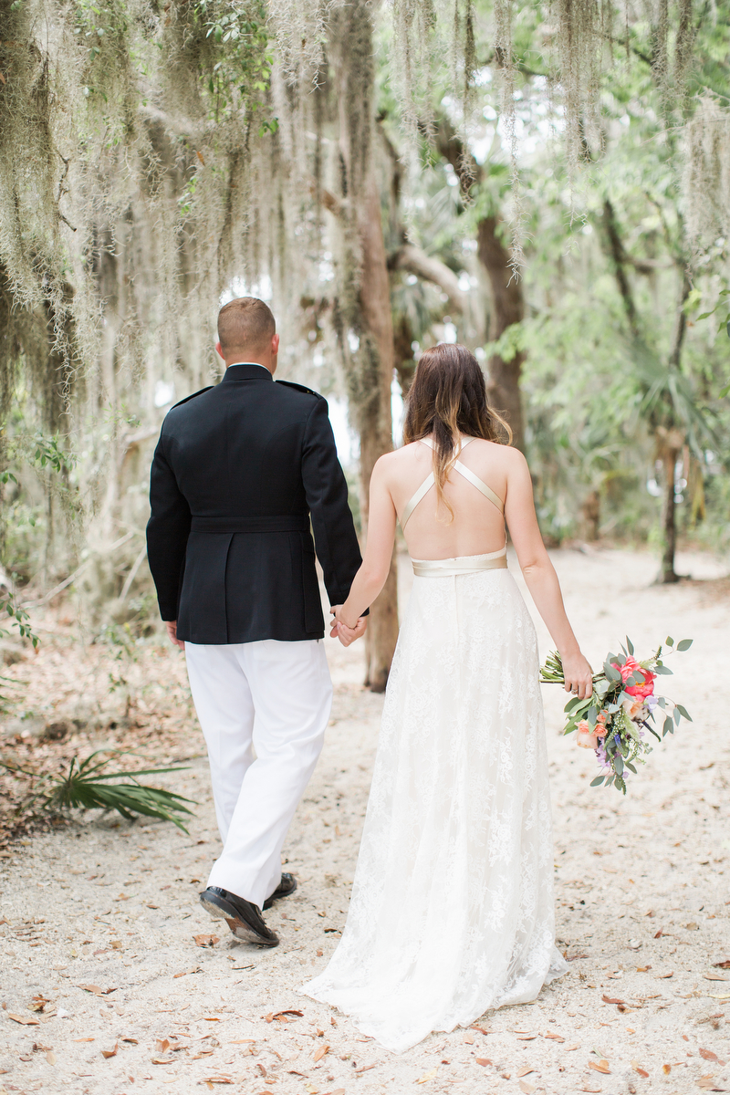 Colorful Rustic Boho Amelia Island Wedding via TheELD.com