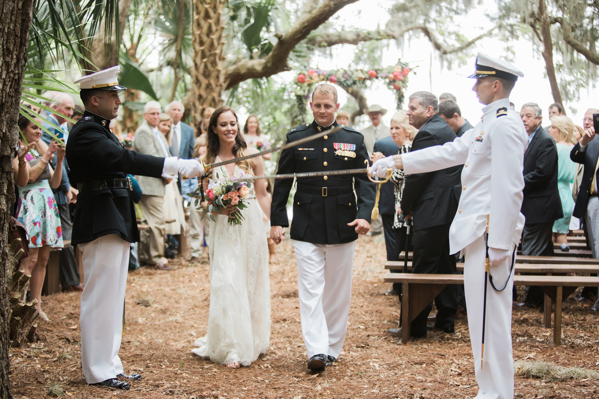 Colorful Rustic Boho Amelia Island Wedding via TheELD.com