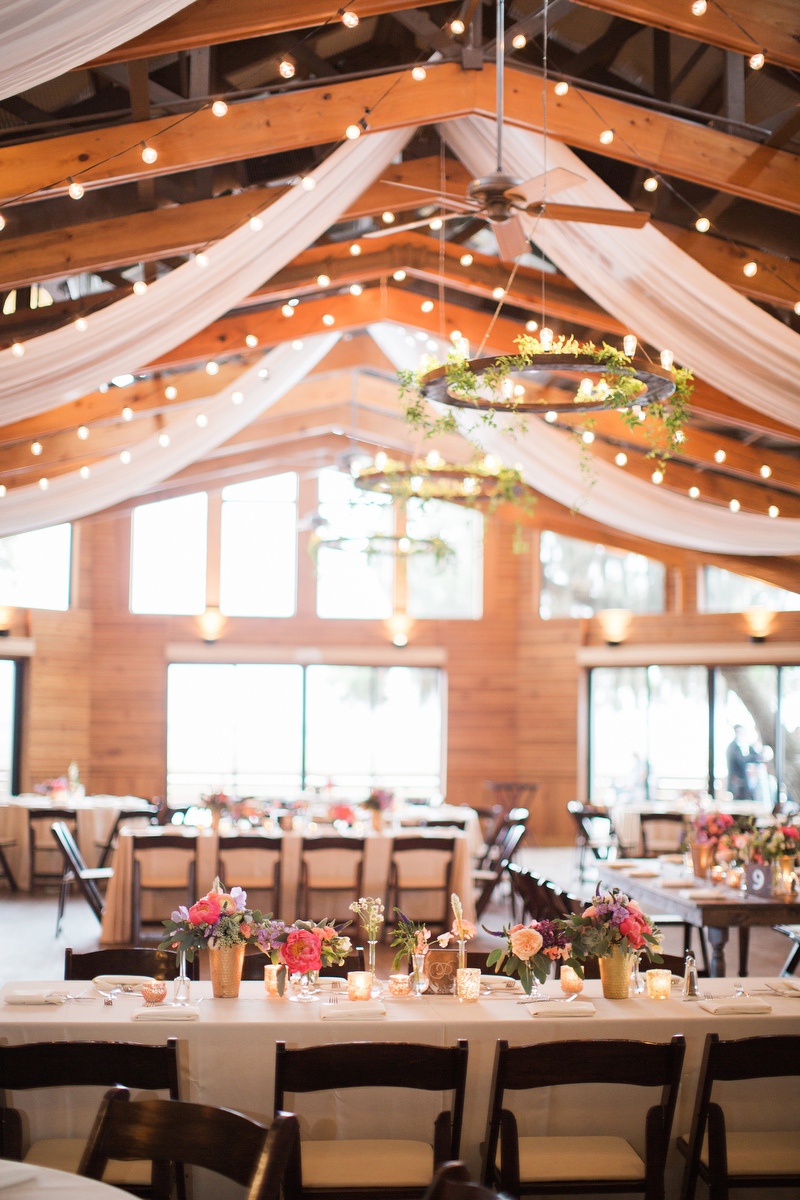 Colorful Rustic Boho Amelia Island Wedding via TheELD.com