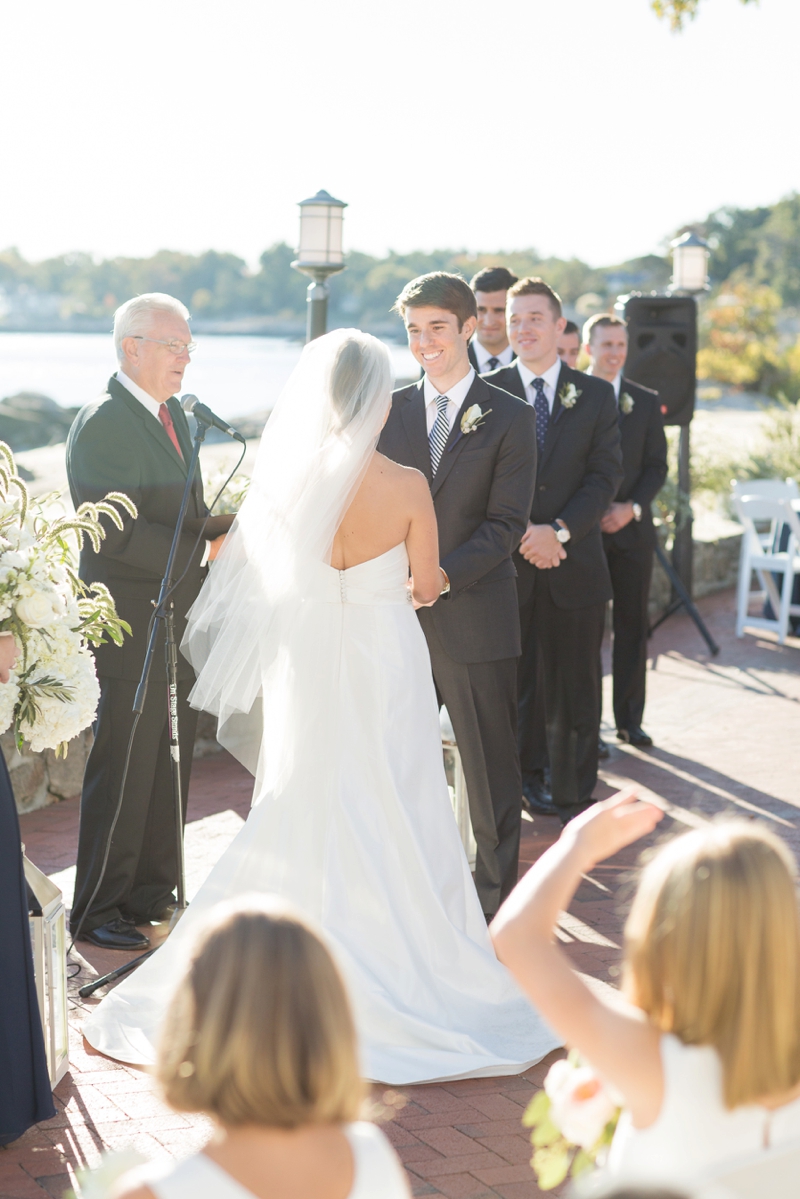 Nautical Blush & Navy Connecticut Wedding via TheELD.com
