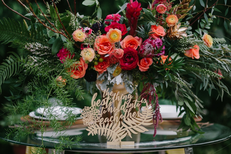 Boho & Tropical Inspired Wedding Ideas via TheELD.com