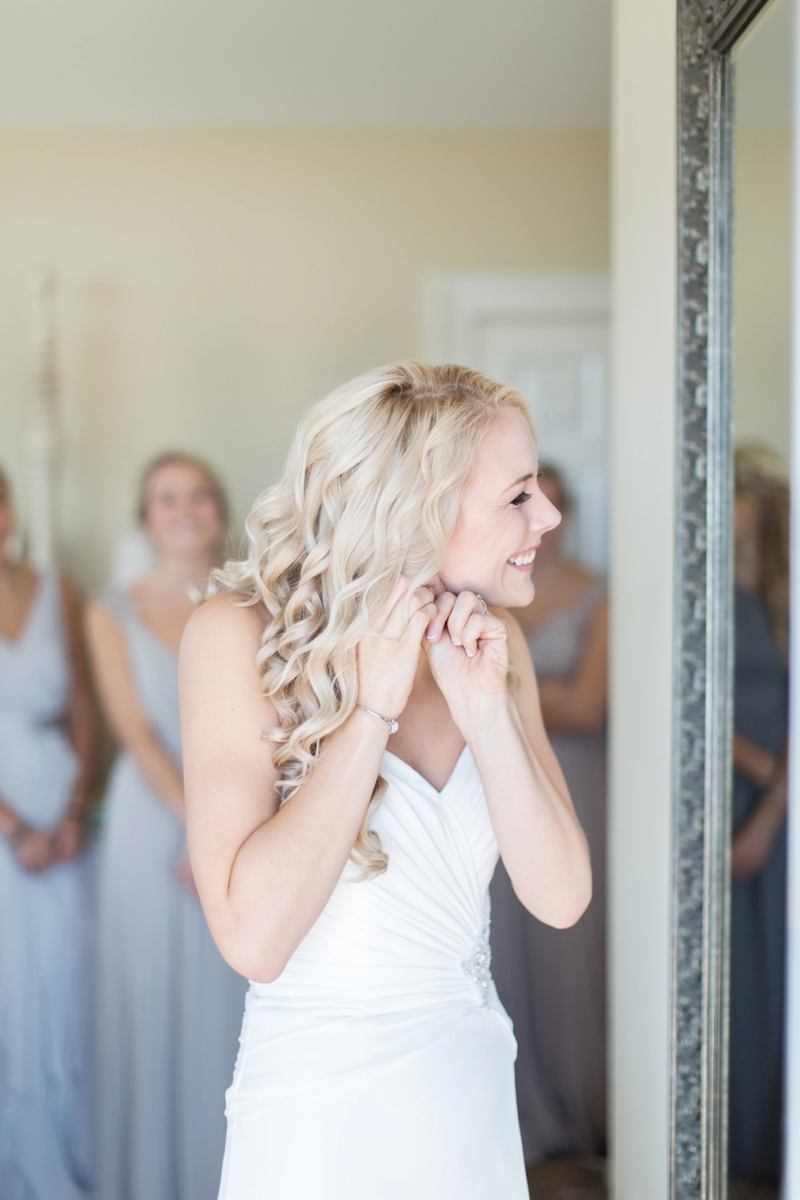 Pink & Gray Outer Banks Destination Wedding via TheELD.com