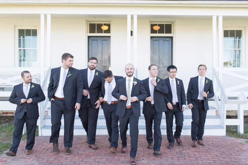 Pink & Gray Outer Banks Destination Wedding via TheELD.com