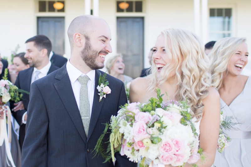 Pink & Gray Outer Banks Destination Wedding via TheELD.com