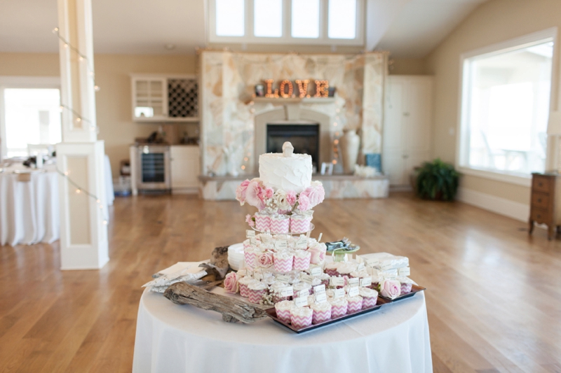 Pink & Gray Outer Banks Destination Wedding via TheELD.com