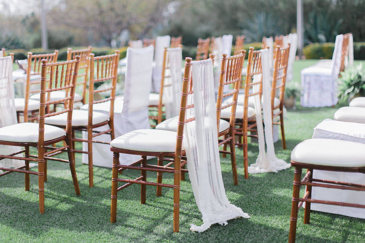 Modern Romantic Green & White Wedding Ideas via TheELD.com