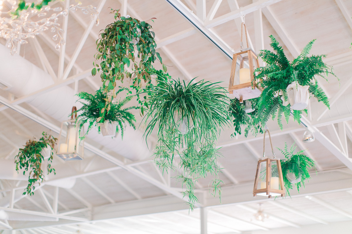 Modern Romantic Green & White Wedding Ideas via TheELD.com