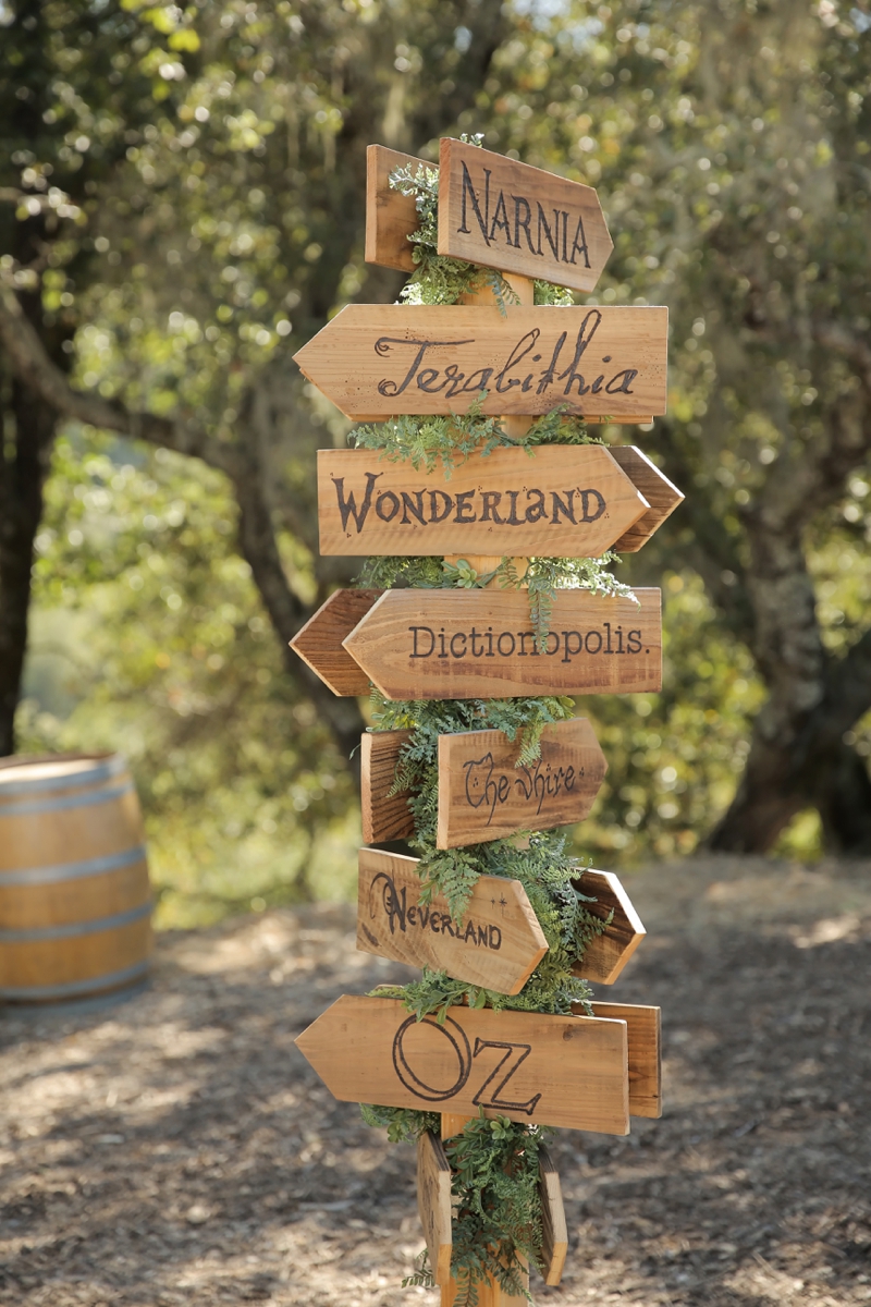 An Eclectic Literature Themed Wedding via TheELD.com