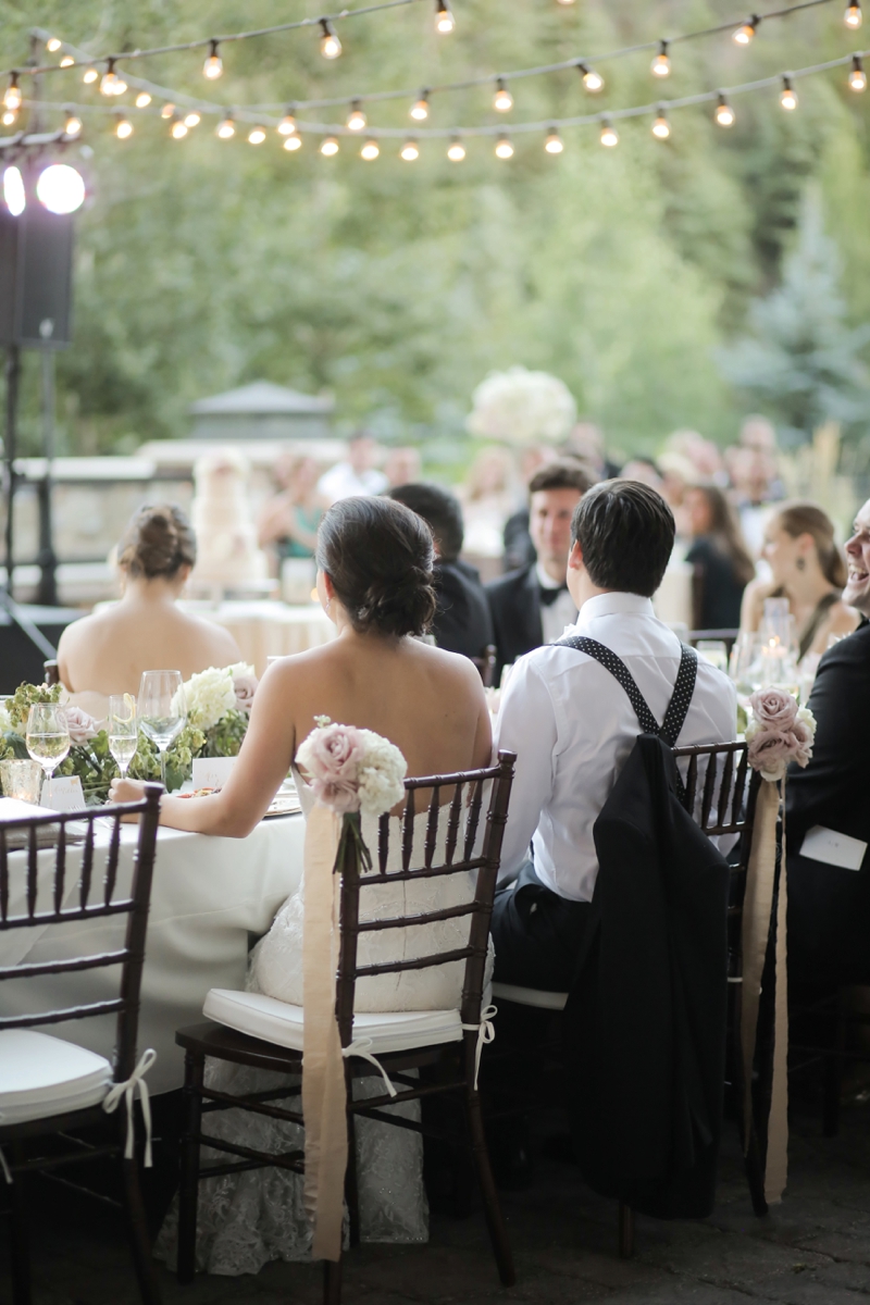 A Romantic Blush & White Park City Wedding via TheELD.com