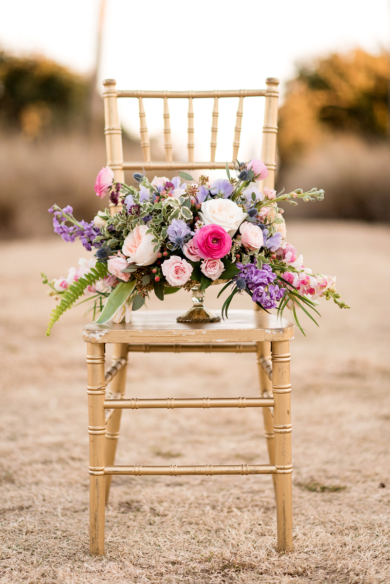 Pink & Purple Southern Glam Wedding Ideas via TheELD.com