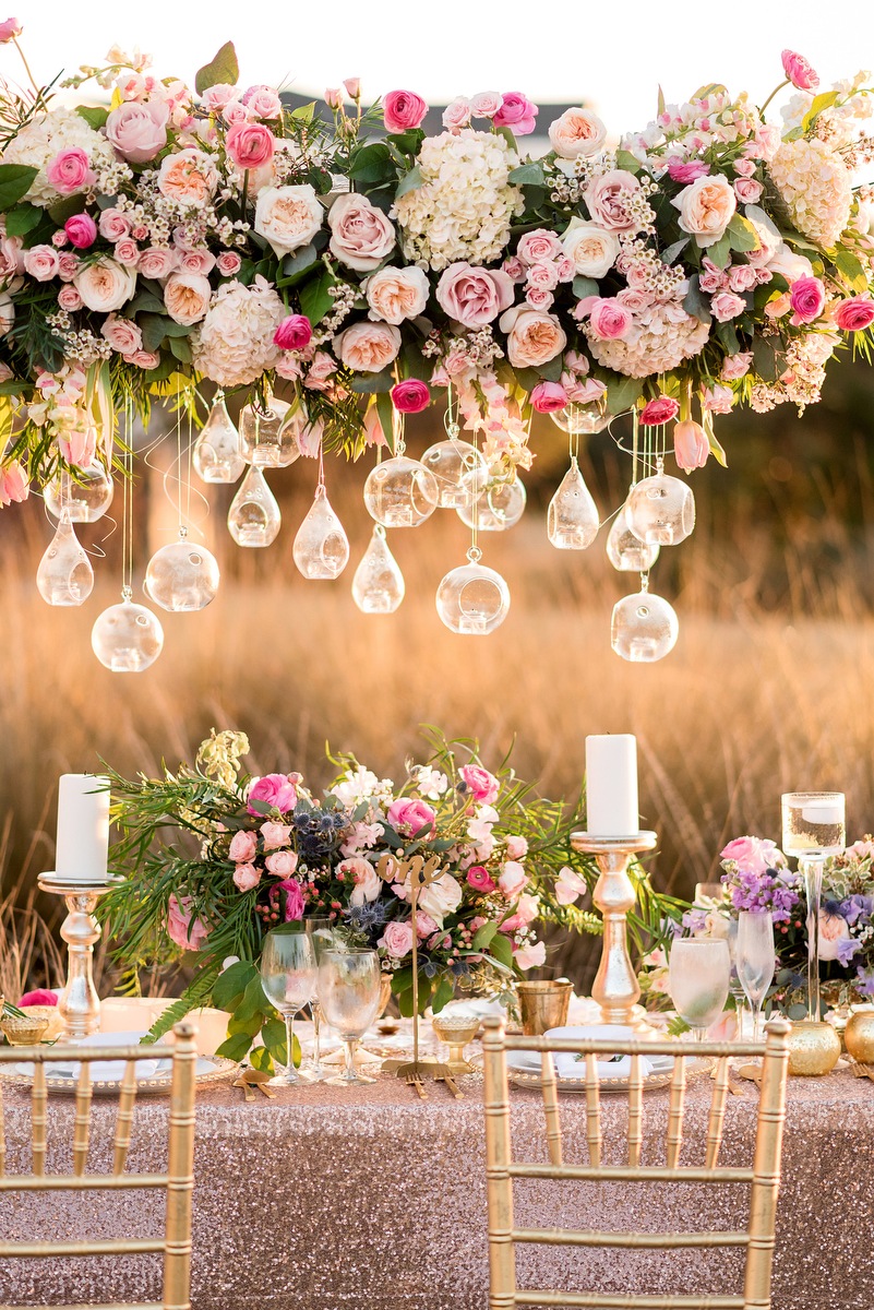 Pink & Purple Southern Glam Wedding Ideas via TheELD.com