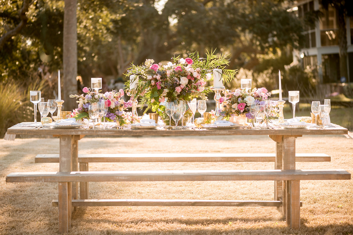 Pink & Purple Southern Glam Wedding Ideas via TheELD.com