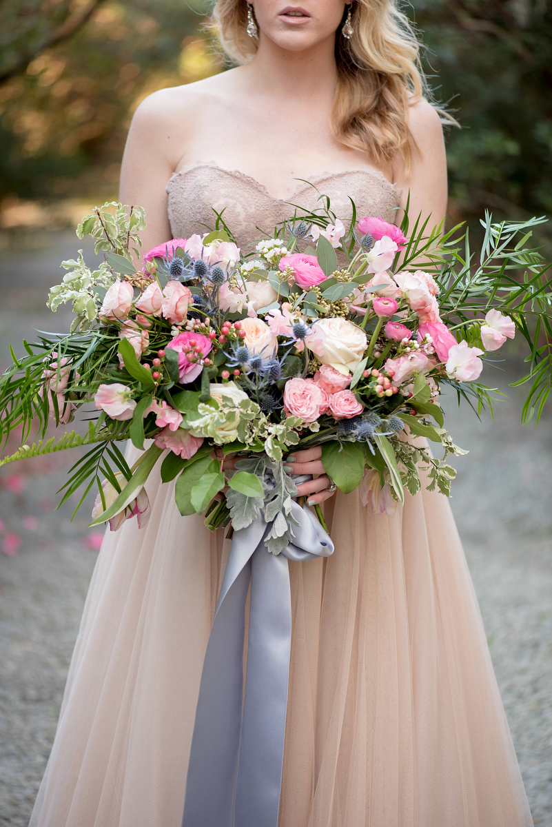 Pink & Purple Southern Glam Wedding Ideas via TheELD.com