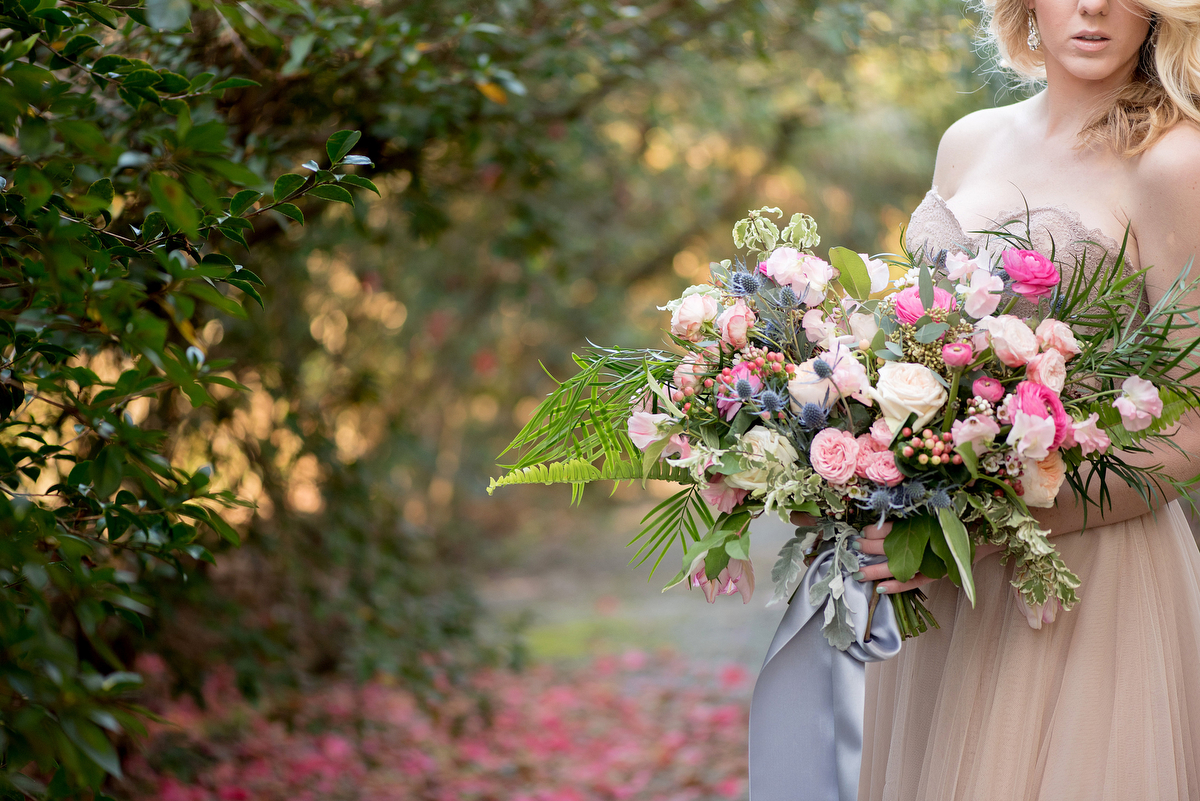 Pink & Purple Southern Glam Wedding Ideas via TheELD.com