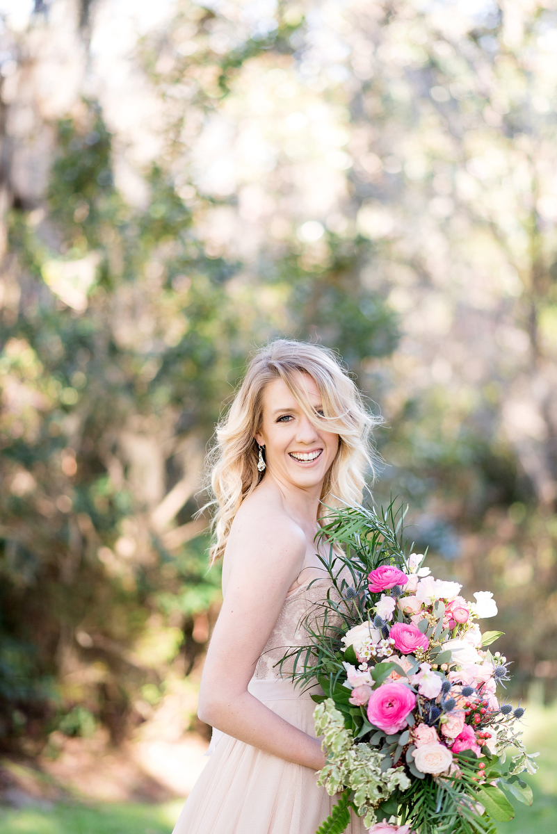 Pink & Purple Southern Glam Wedding Ideas via TheELD.com