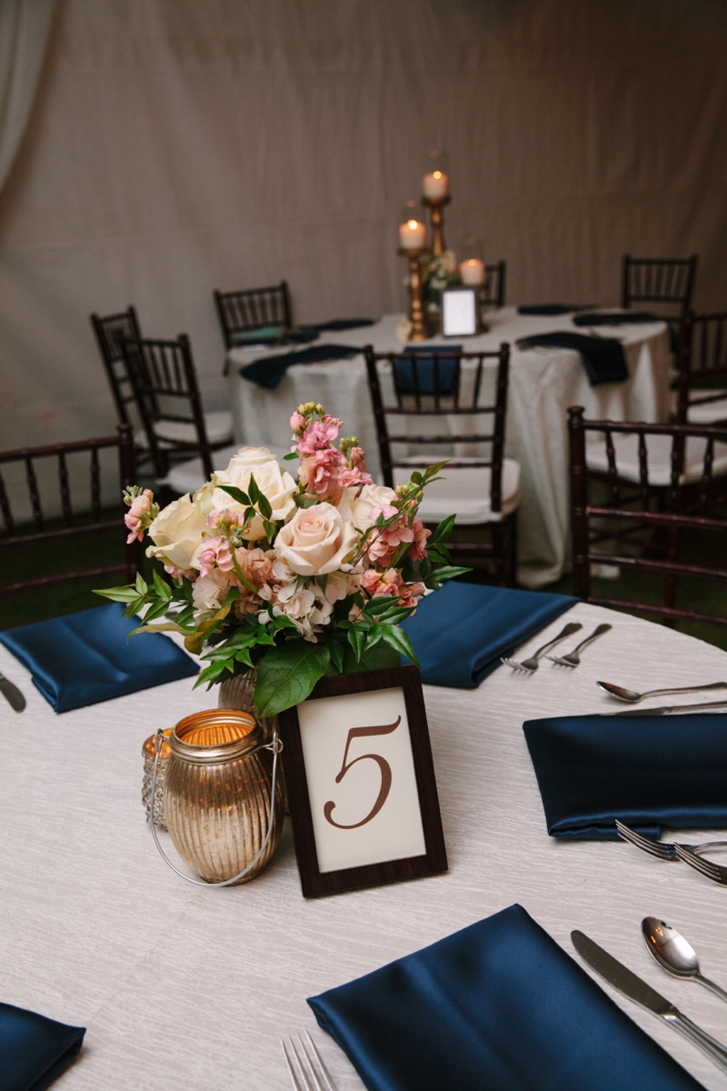 Elegant Navy & Gold Rosemary Beach Wedding via TheELD.com