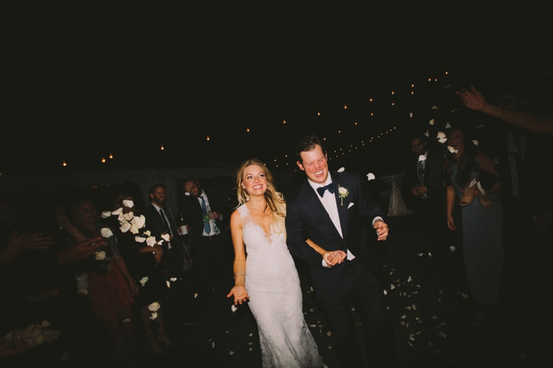 Elegant Navy & Gold Rosemary Beach Wedding via TheELD.com