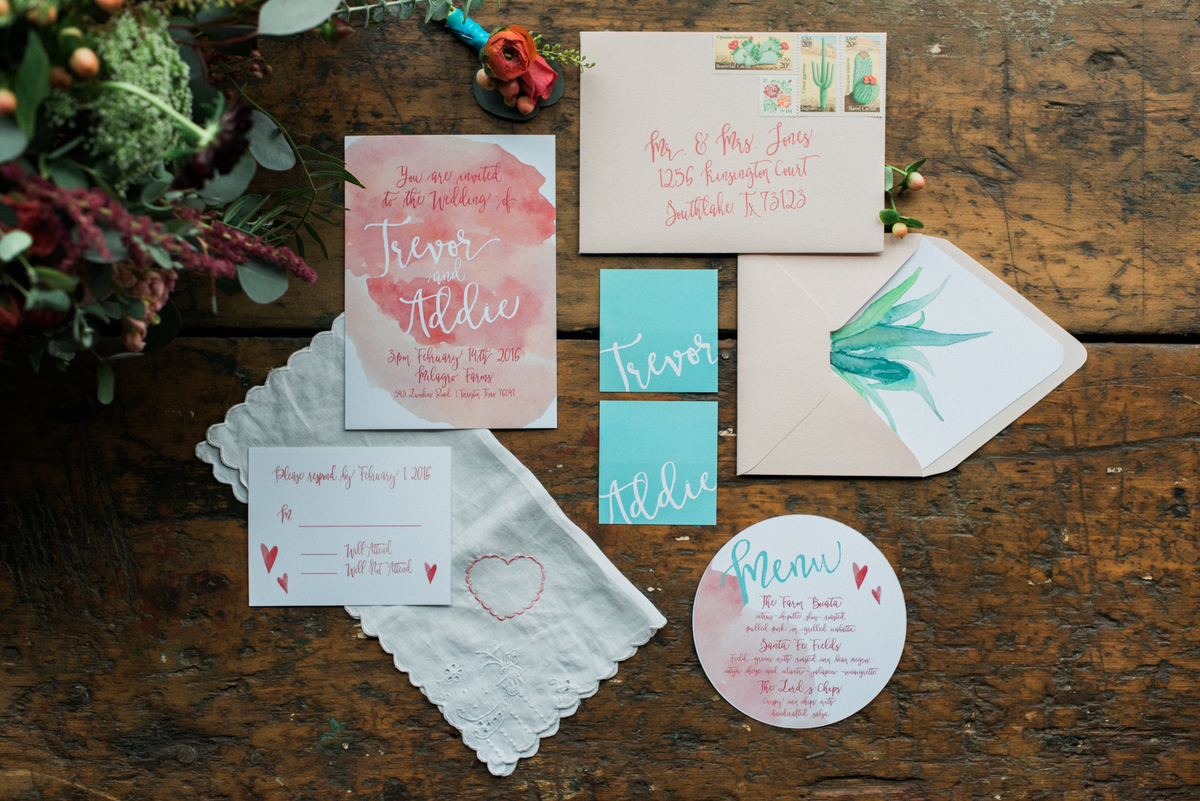 Romantic Arizona Inspired Wedding Ideas via TheELD.com