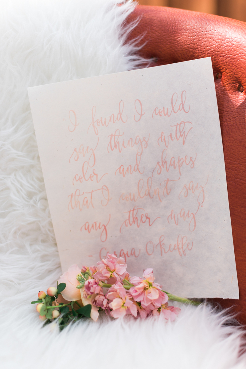 Romantic Arizona Inspired Wedding Ideas via TheELD.com