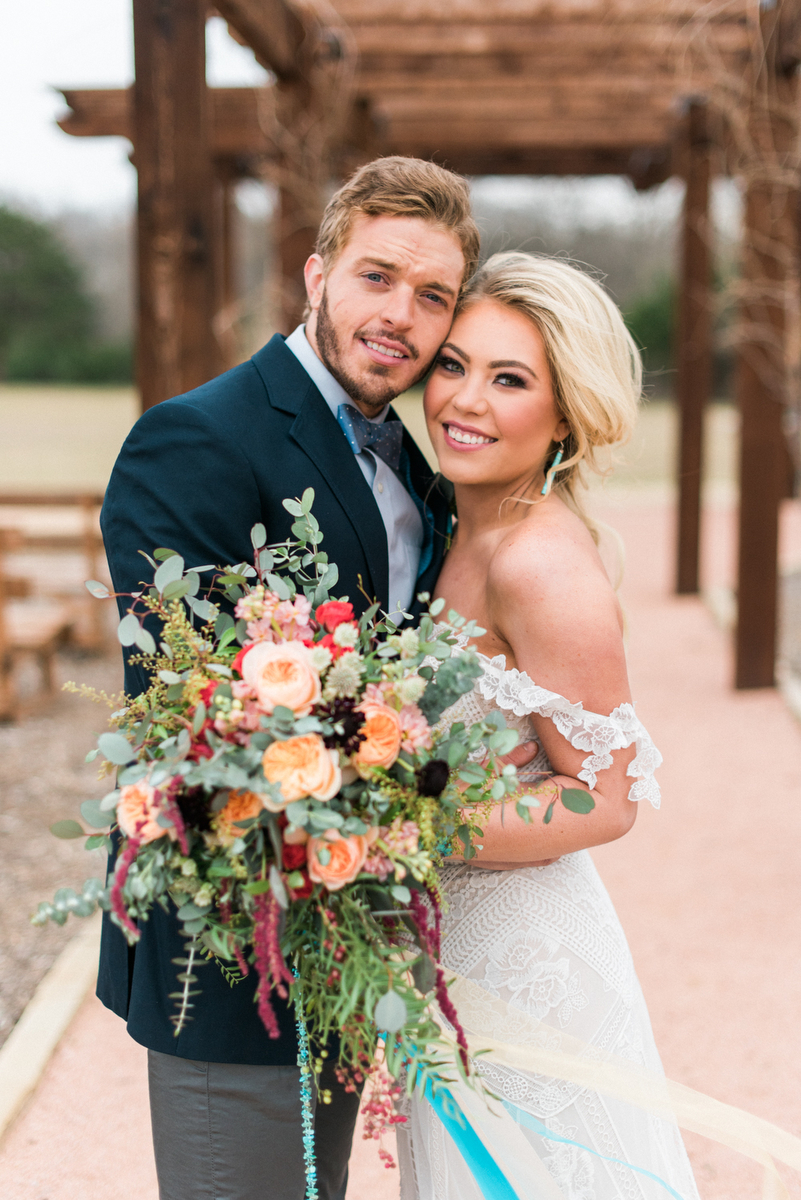 Romantic Arizona Inspired Wedding Ideas via TheELD.com