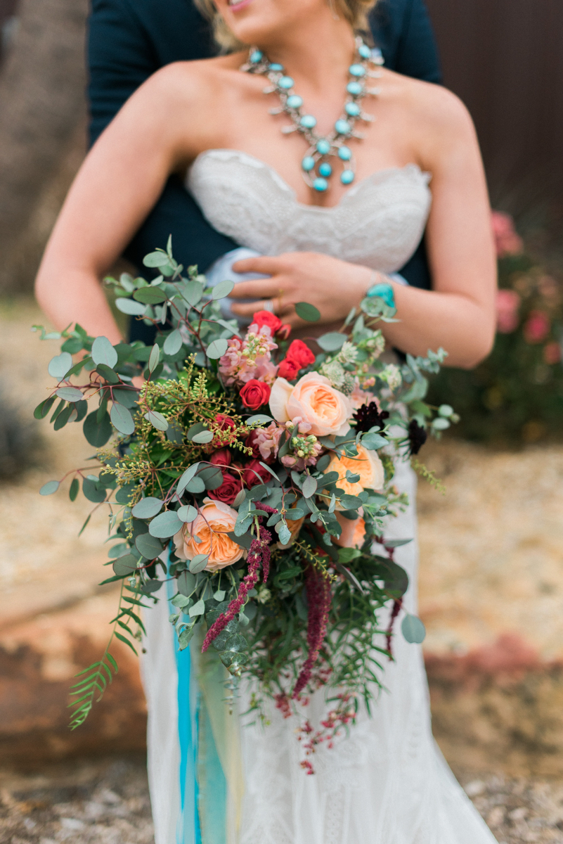 Romantic Arizona Inspired Wedding Ideas via TheELD.com