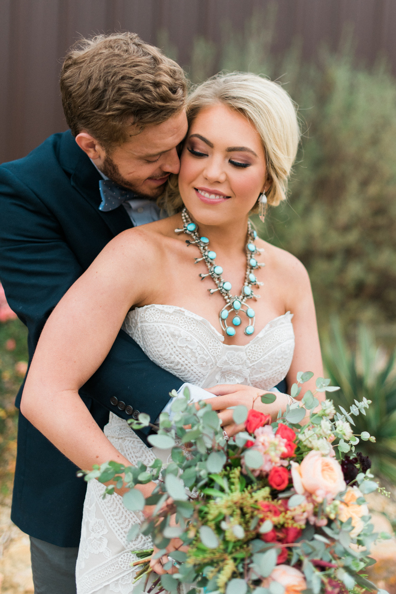 Romantic Arizona Inspired Wedding Ideas via TheELD.com