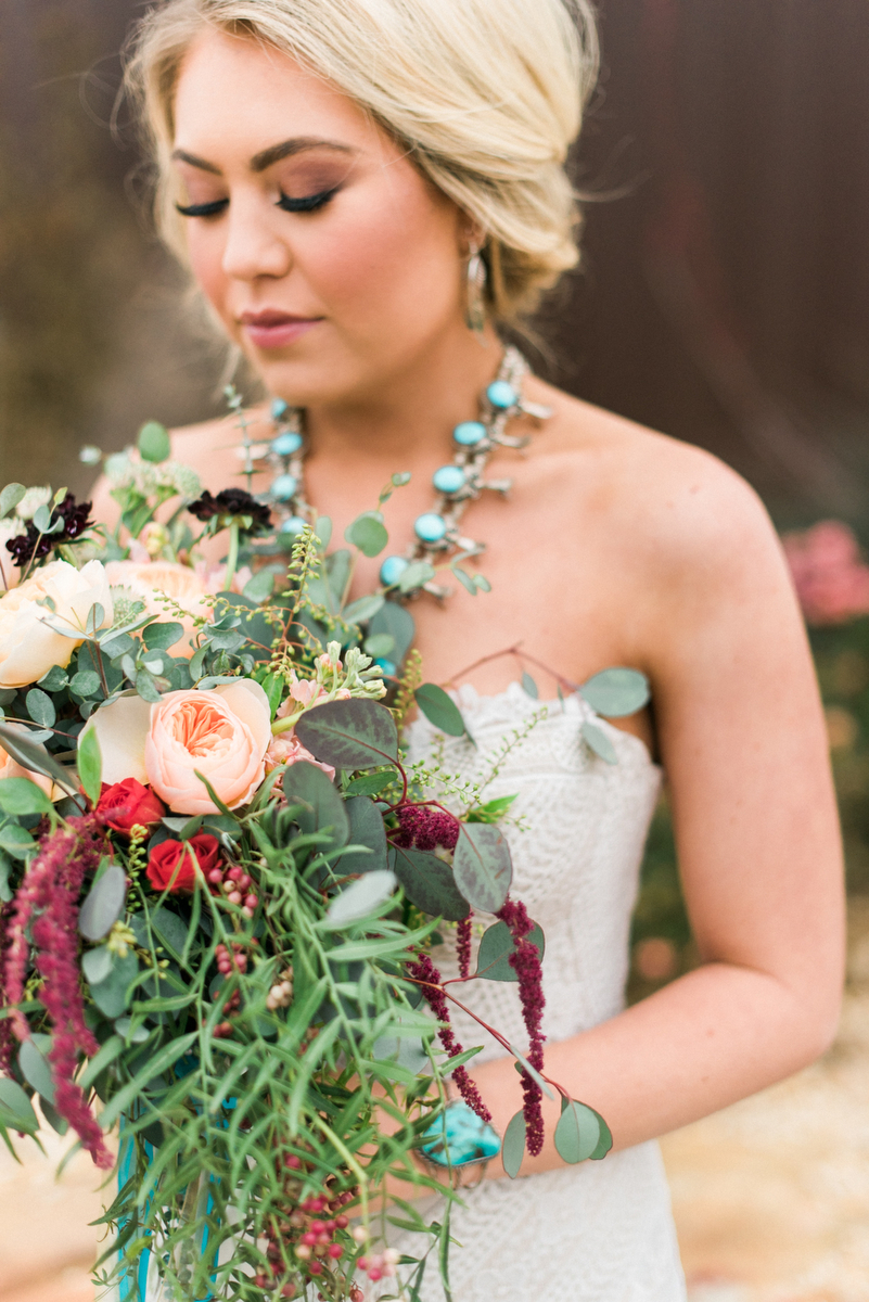 Romantic Arizona Inspired Wedding Ideas via TheELD.com