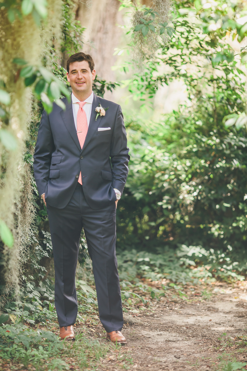 Rustic Romantic Navy and Blush Wedding via TheELD.com