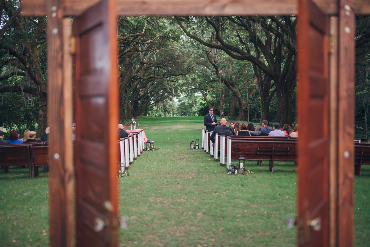 Rustic Romantic Navy and Blush Wedding via TheELD.com