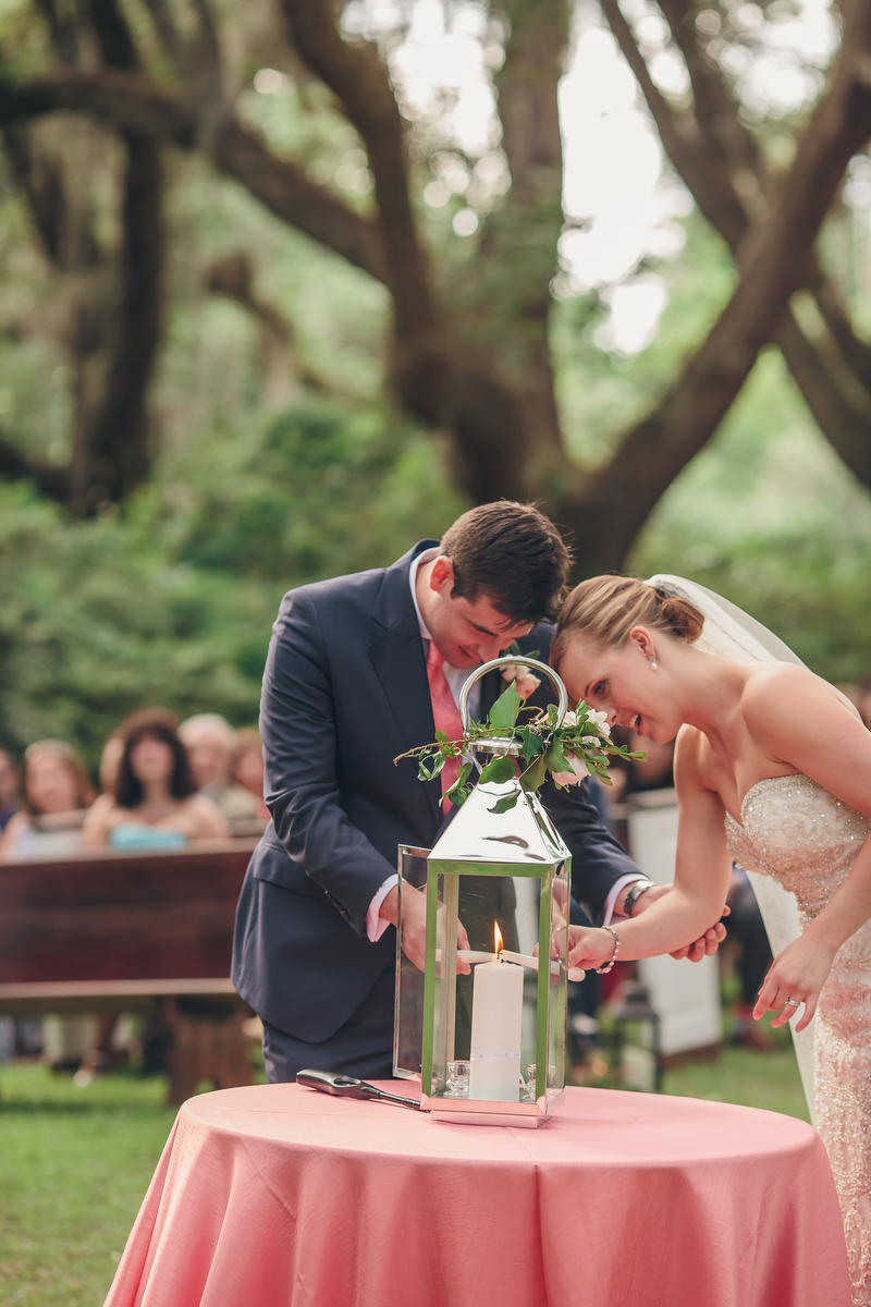 Rustic Romantic Navy and Blush Wedding via TheELD.com