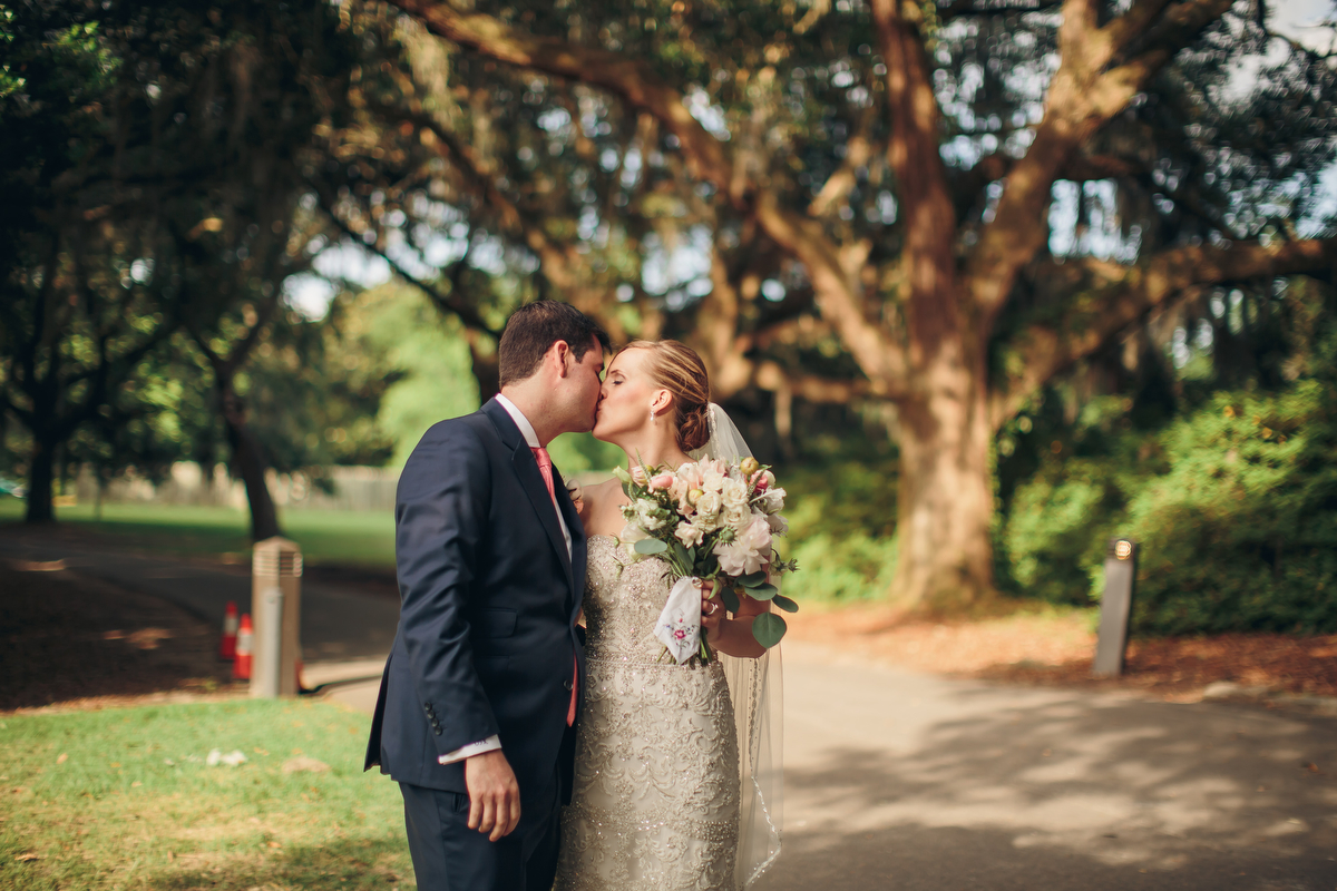 Rustic Romantic Navy and Blush Wedding via TheELD.com