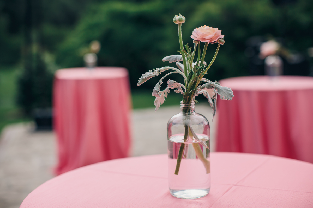 Rustic Romantic Navy and Blush Wedding via TheELD.com