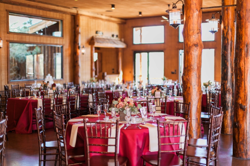 A Blush and Red Colorado Wedding via TheELD.com
