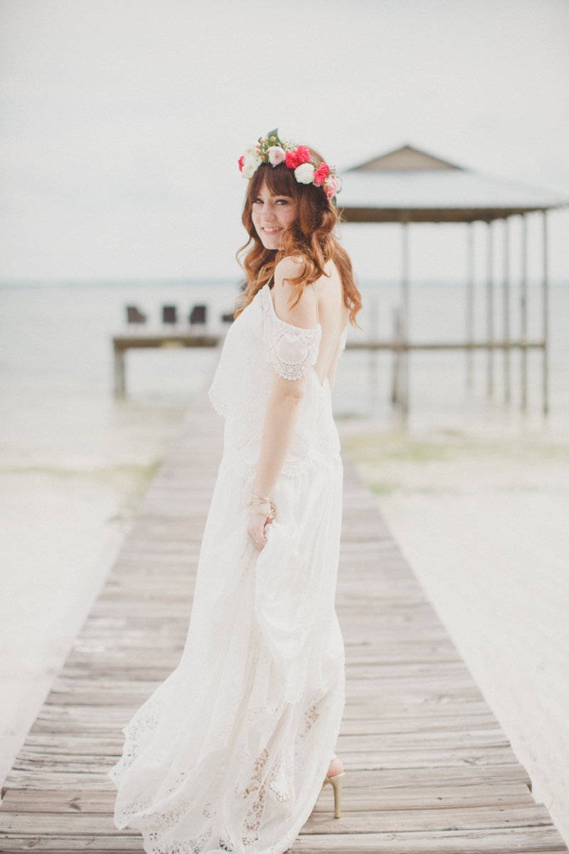 Florida Inspired Boho Eclectic Wedding via TheELD.com