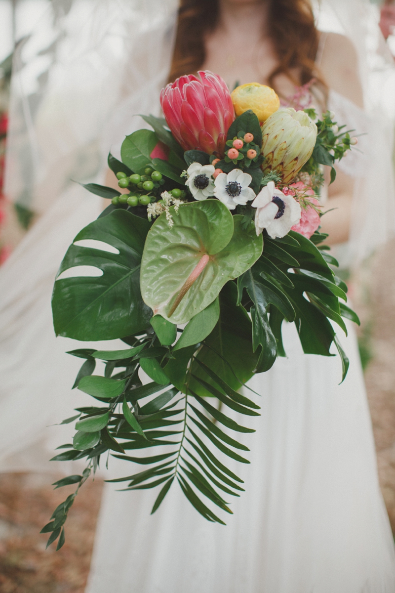 Florida Inspired Boho Eclectic Wedding via TheELD.com