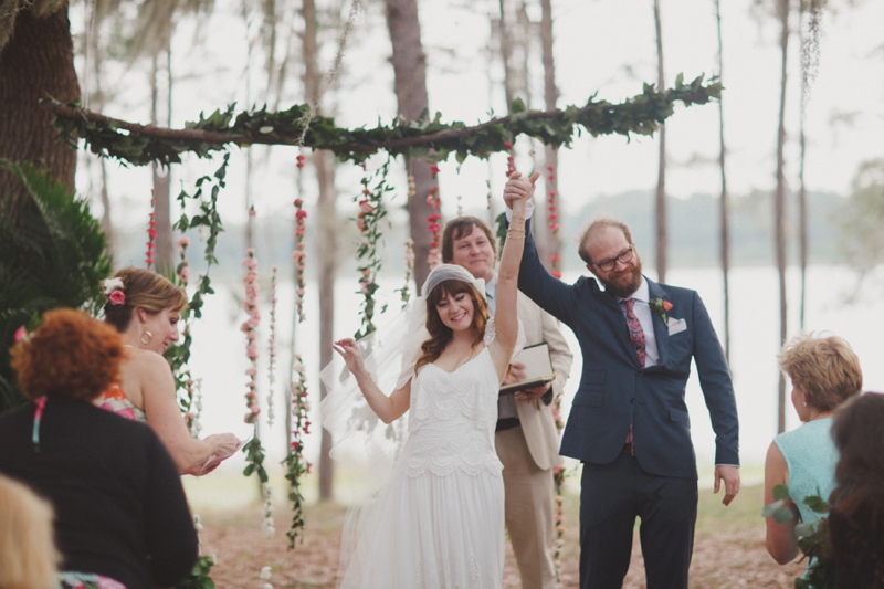 Florida Inspired Boho Eclectic Wedding via TheELD.com